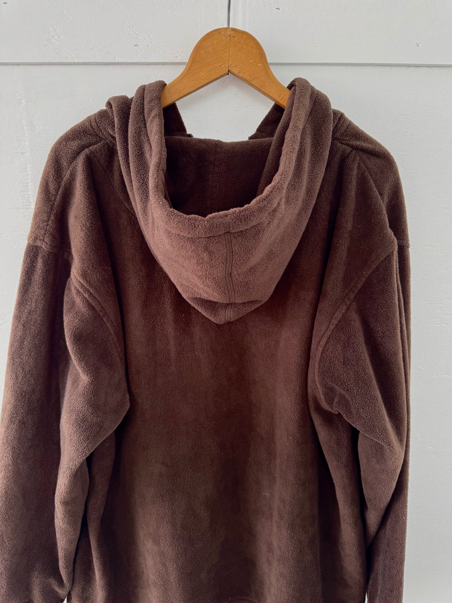 Vintage 90s Brown Fleece Wilson Zip Up