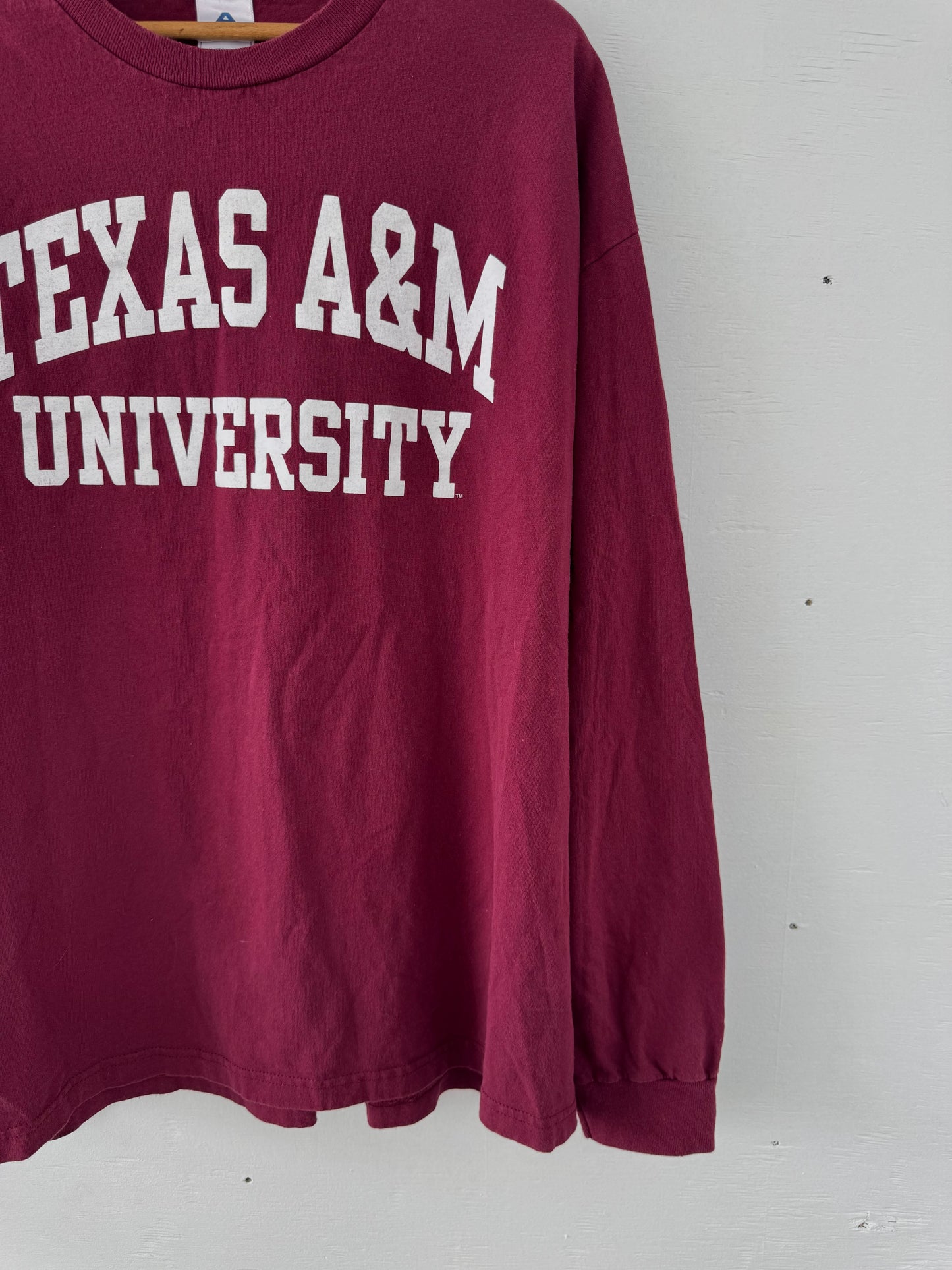 Vintage Y2K Texas A&M University Long Sleeve Tee