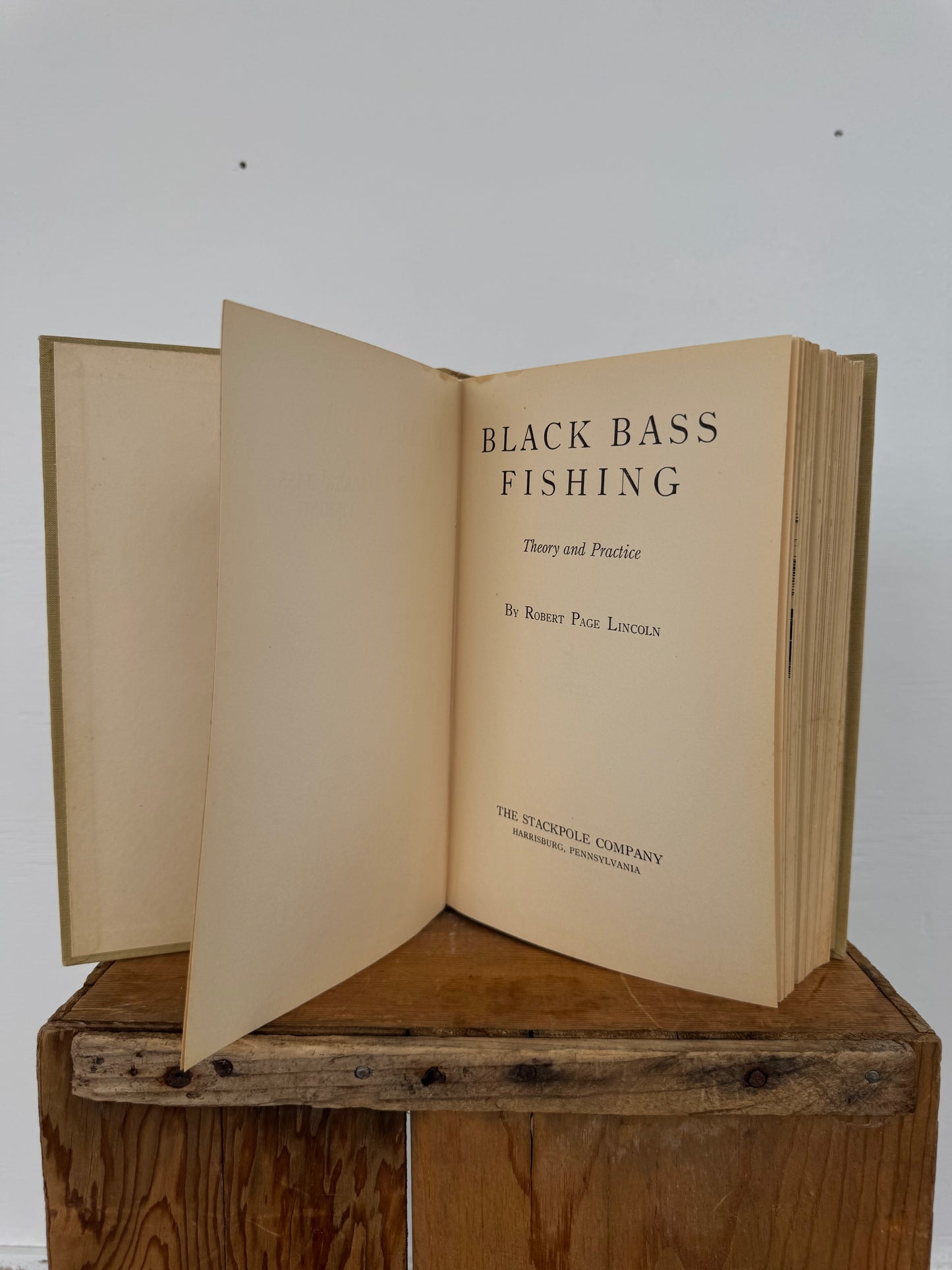 Vintage Black Bass Fishing Book