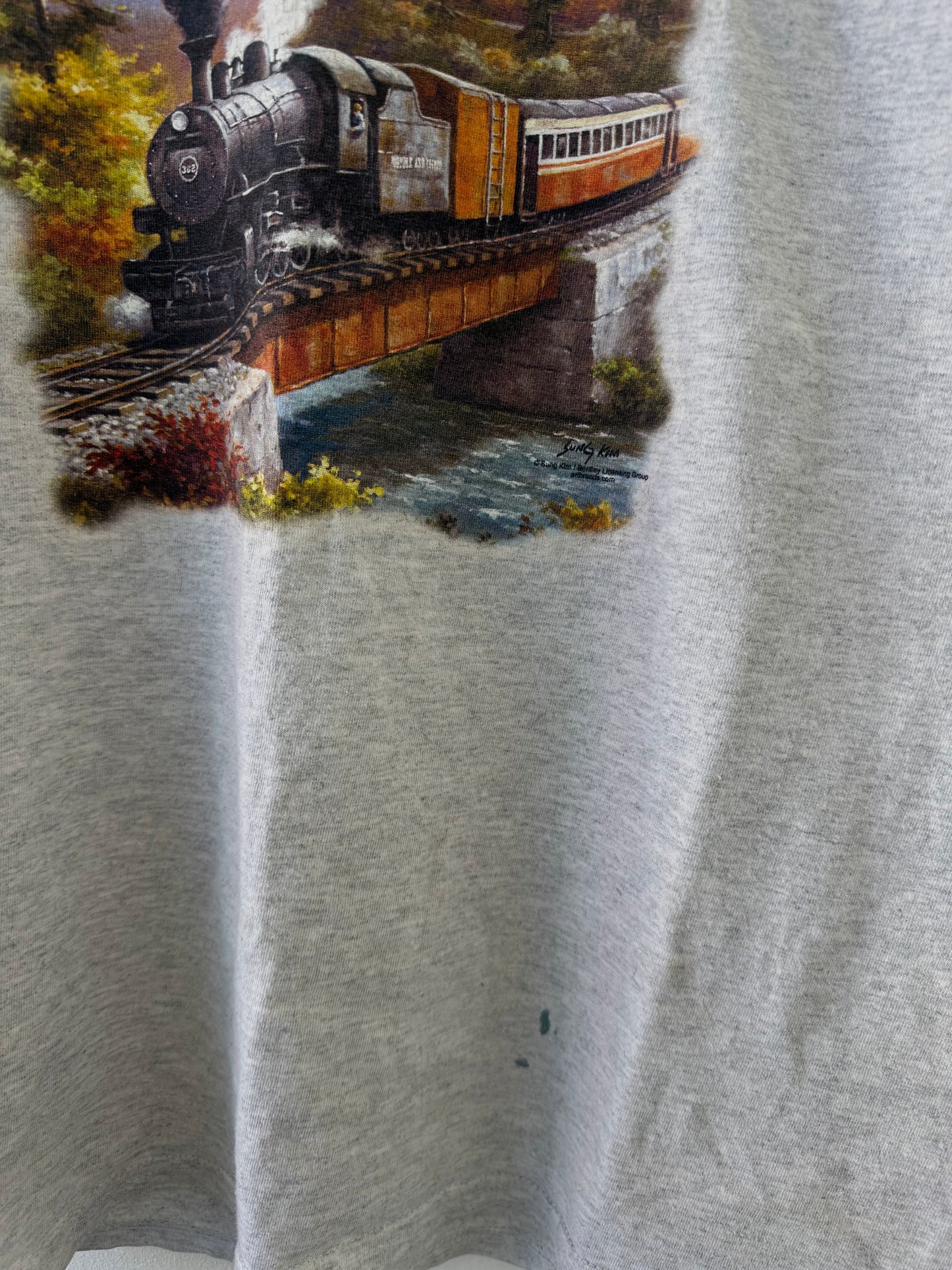 Vintage Old Sacramento Train Engine T-Shirt
