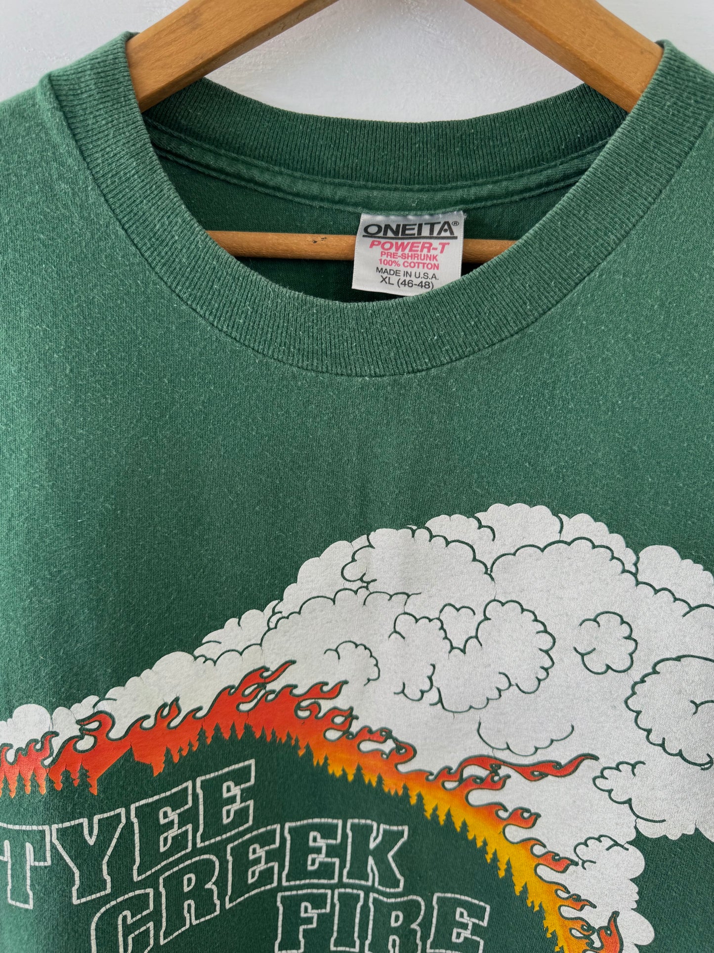 Vintage 90s Washington Tyee Creek Fire T-Shirt