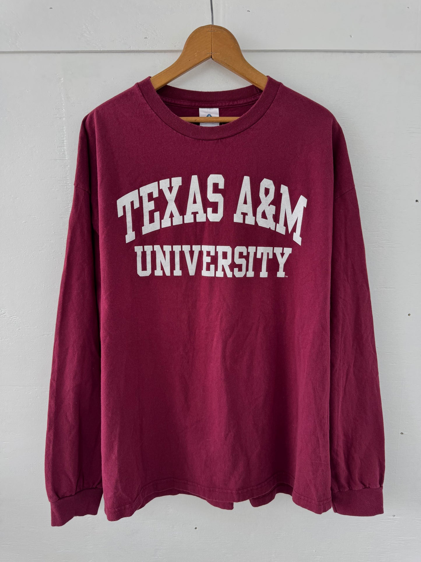 Vintage Y2K Texas A&M University Long Sleeve Tee