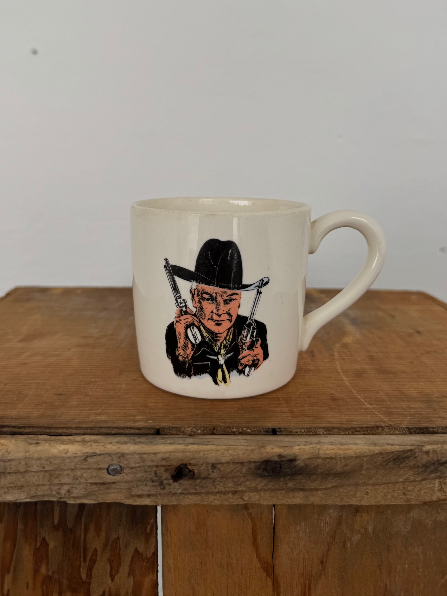Vintage 1950s Hopalong Cassidy Coffee Mug