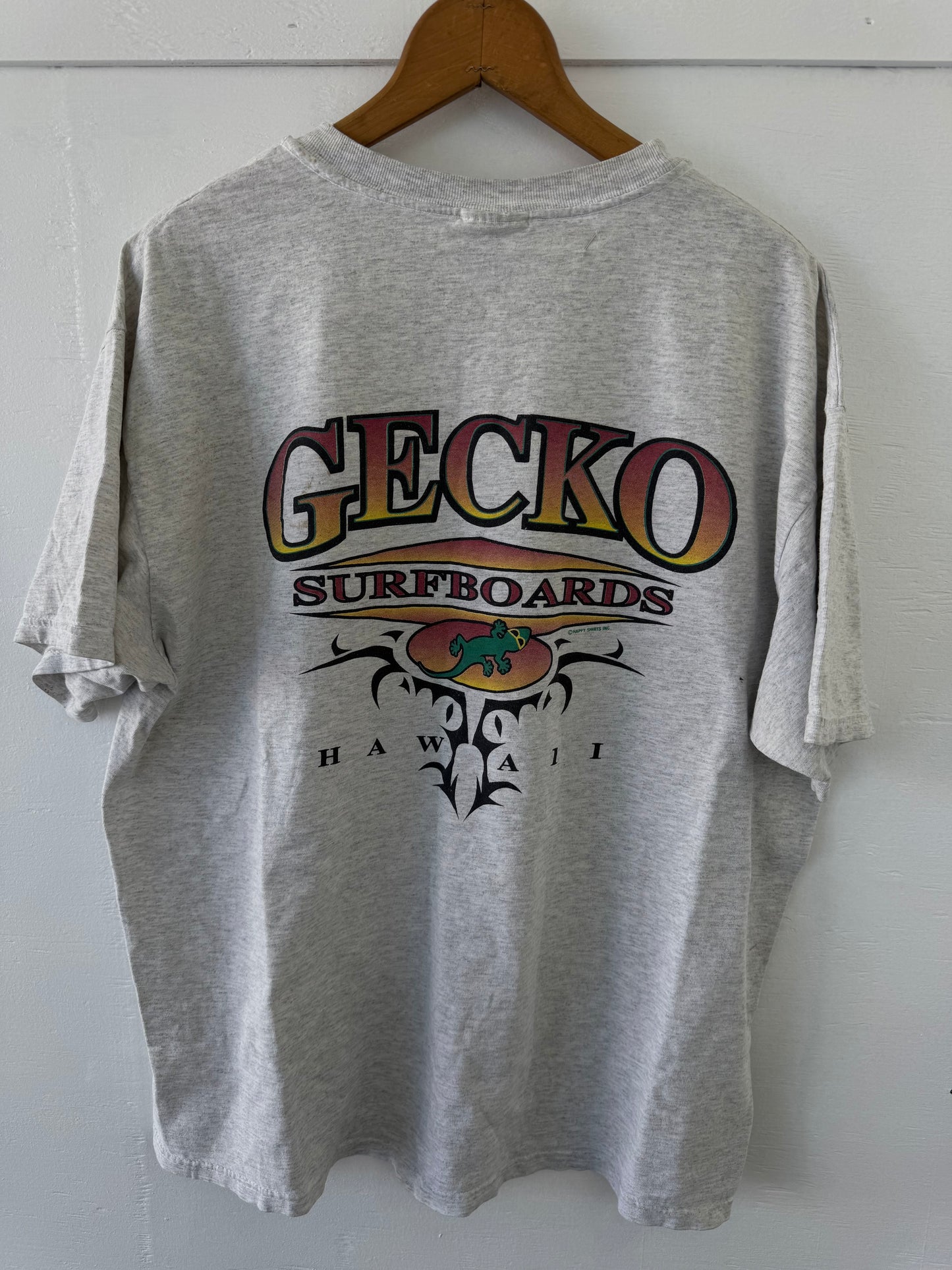 Vintage Gecko Hawaii Surfboards T-Shirt
