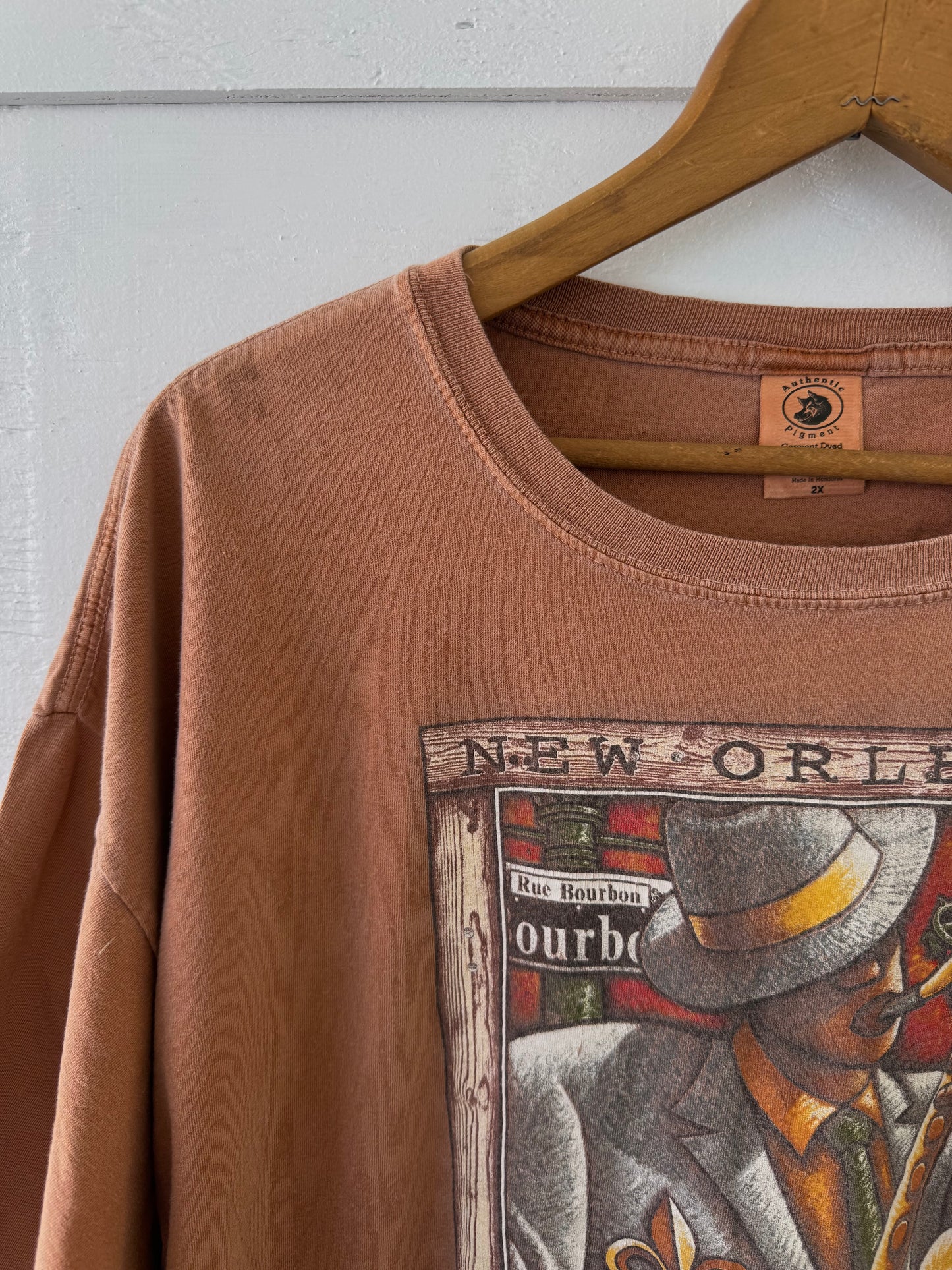 Vintage New Orleans Rusty Orange T-Shirt