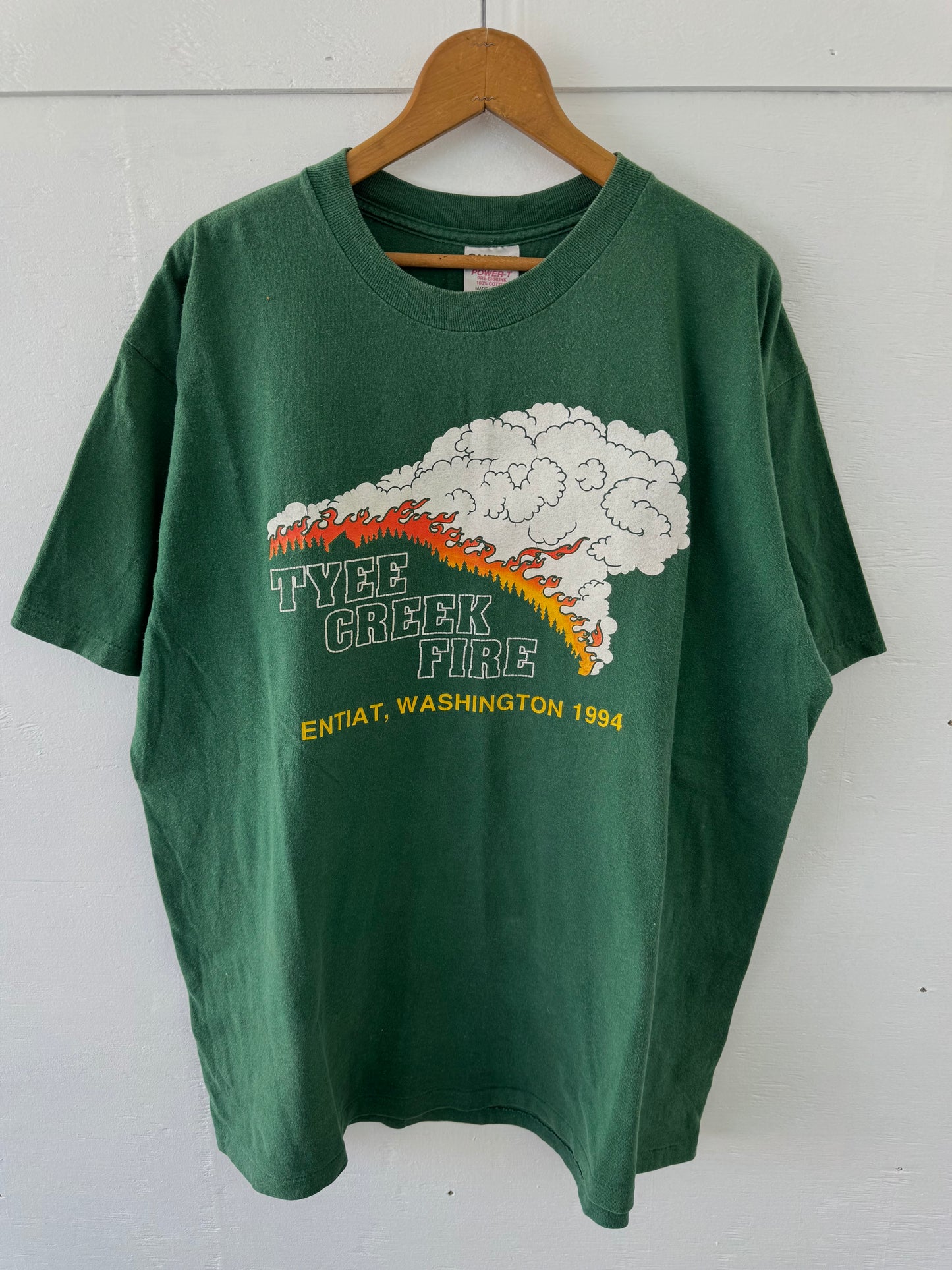 Vintage 90s Washington Tyee Creek Fire T-Shirt