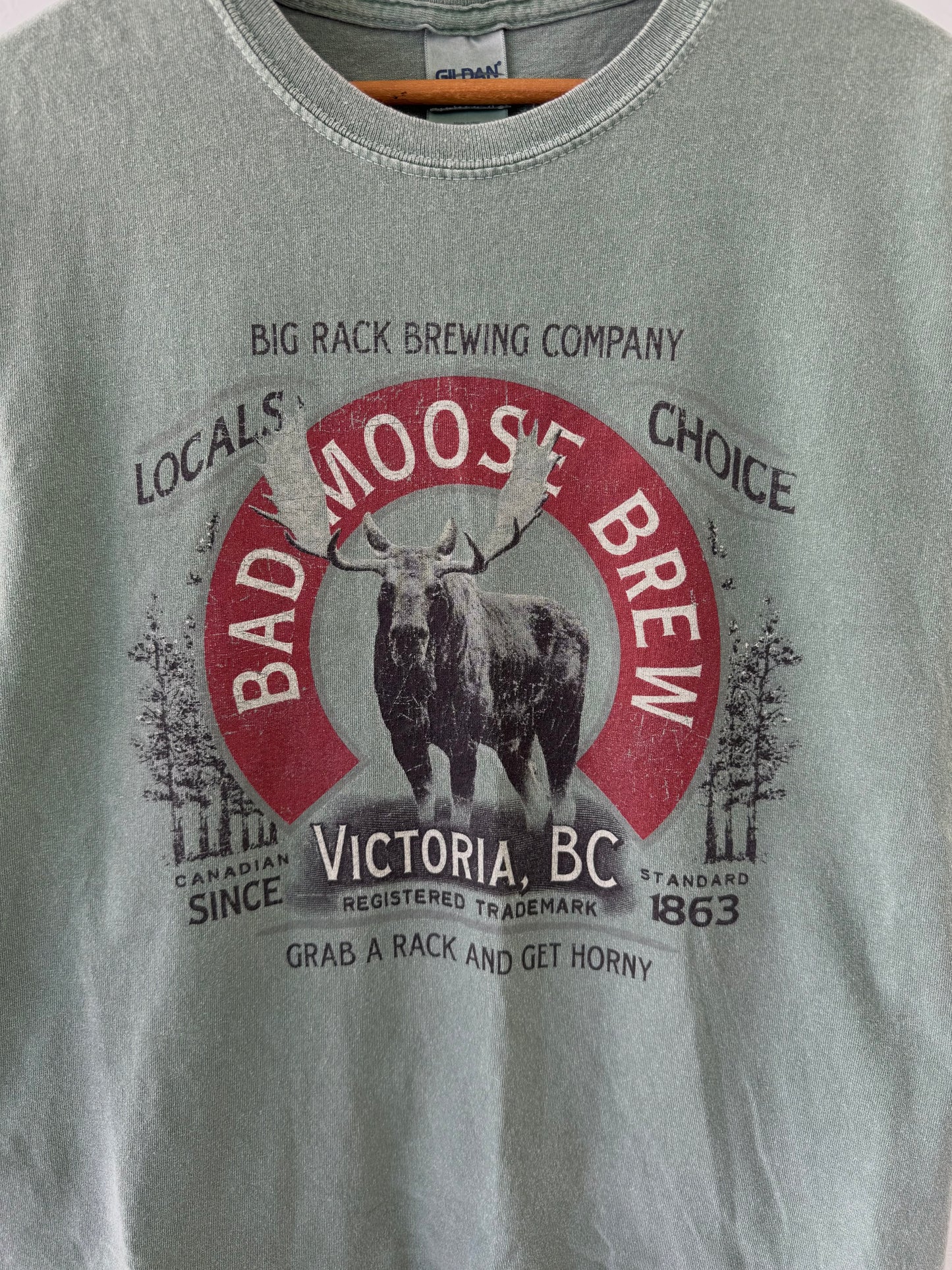 Vintage Victoria, B.C. Bad Moose Brew T-Shirt