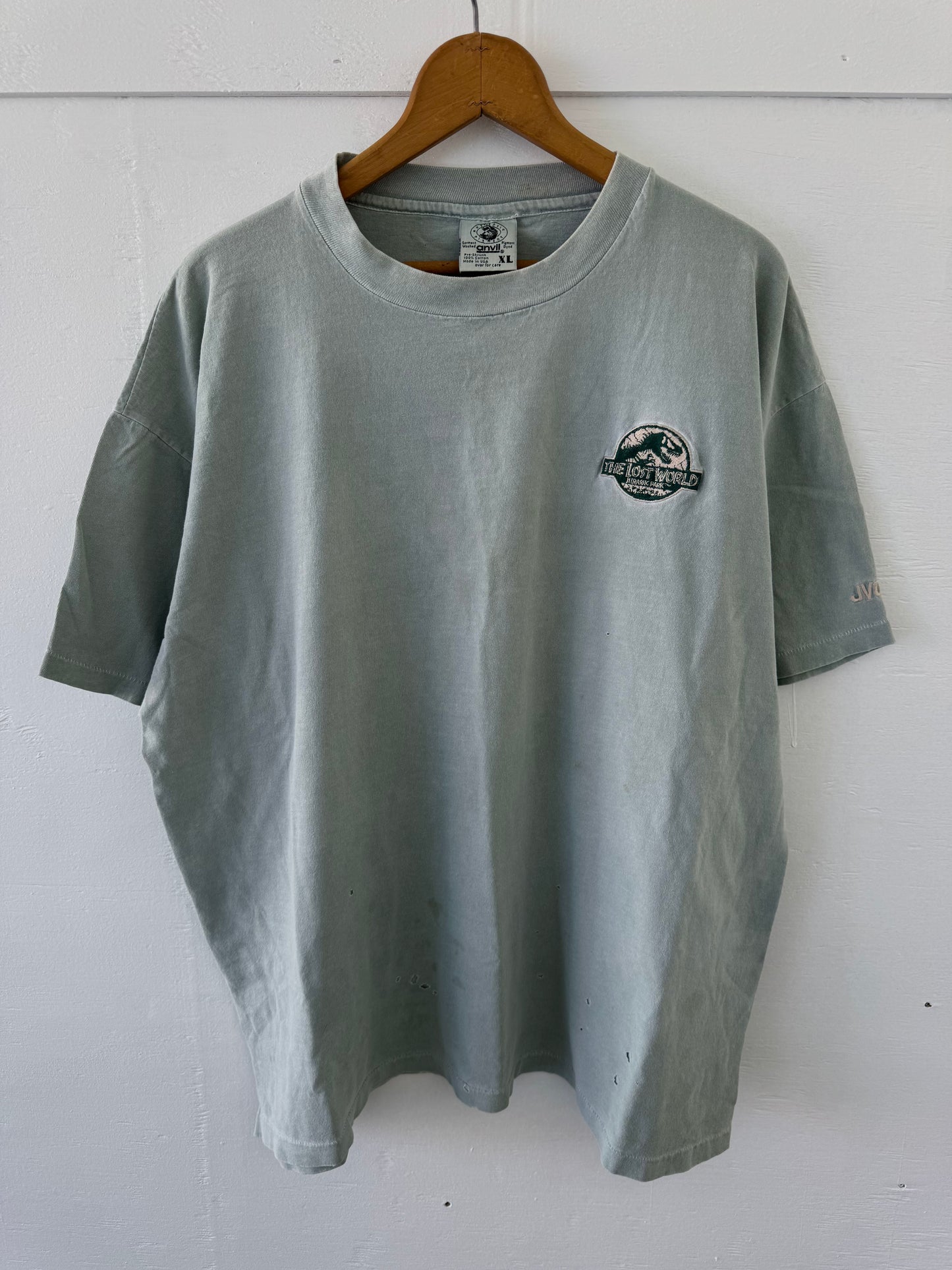 Vintage 90s Embroidered Jurassic Park T-Shirt