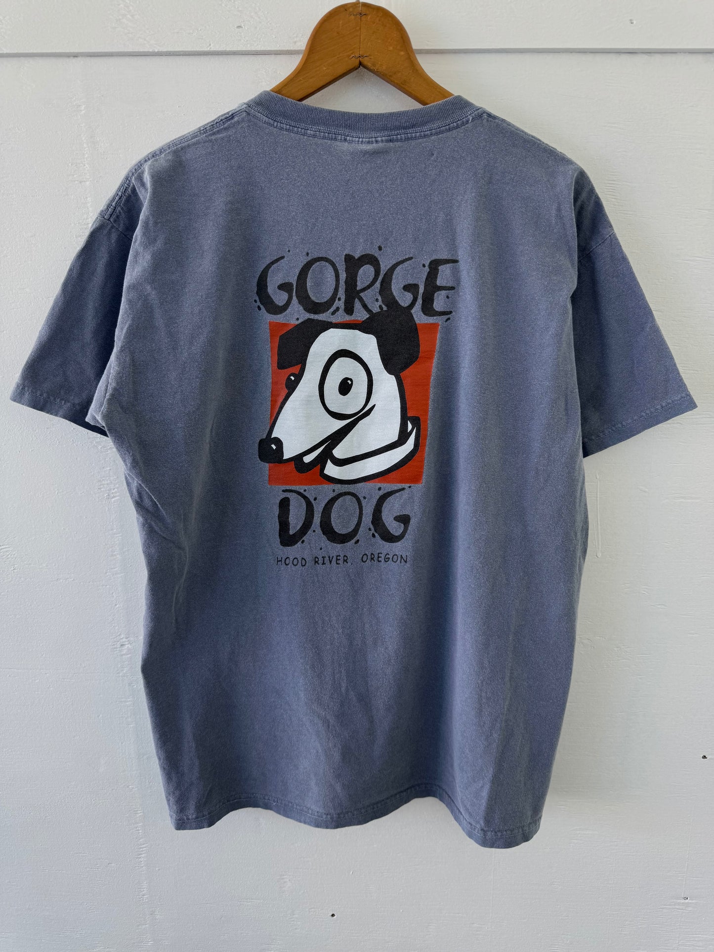 Vintage Hood River Oregon Gorge Dog T-Shirt